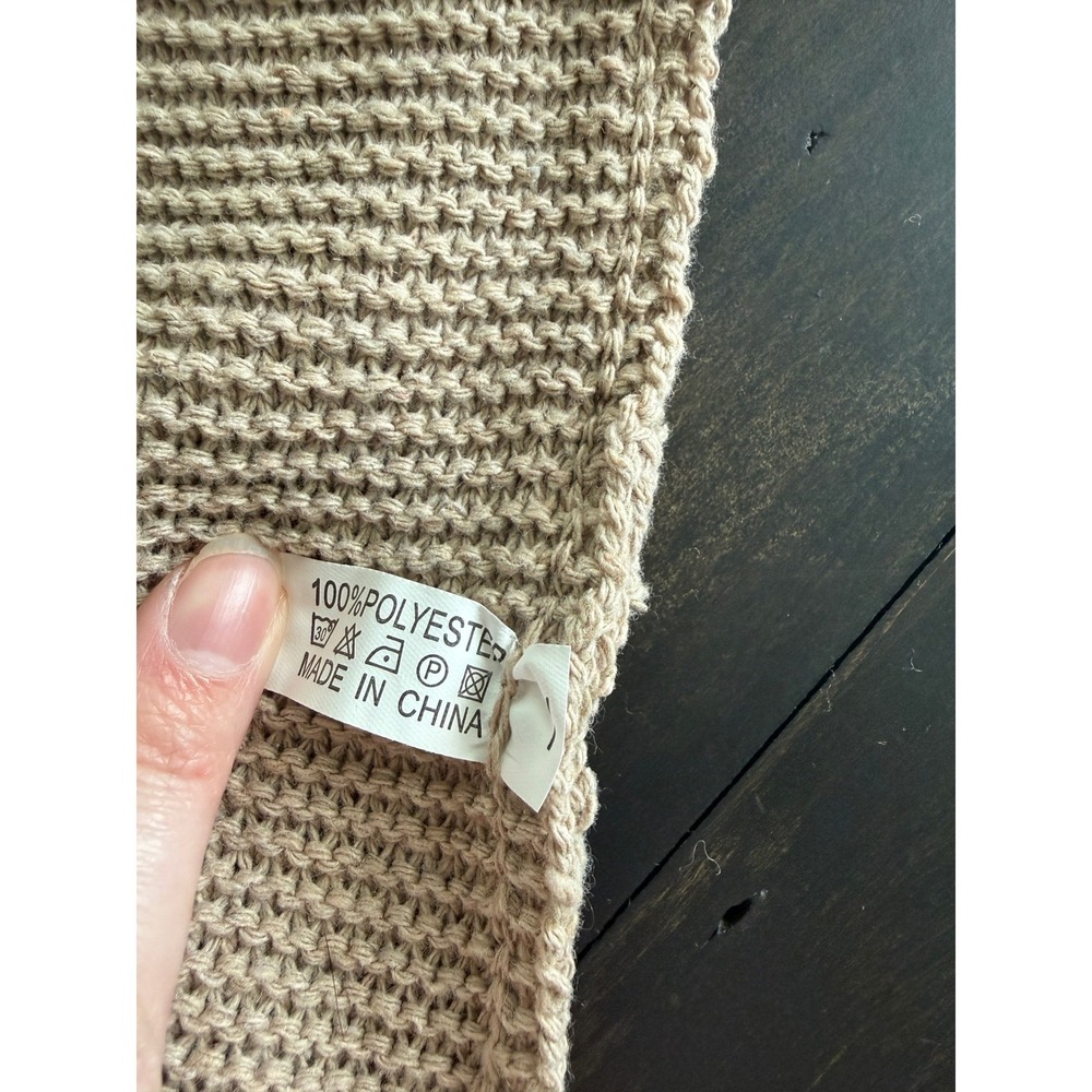 Ninexis NWT Neutral Beige Stretchy Open Knit Farmer's Market Summer Shoulder Bag - Picture 6 of 8